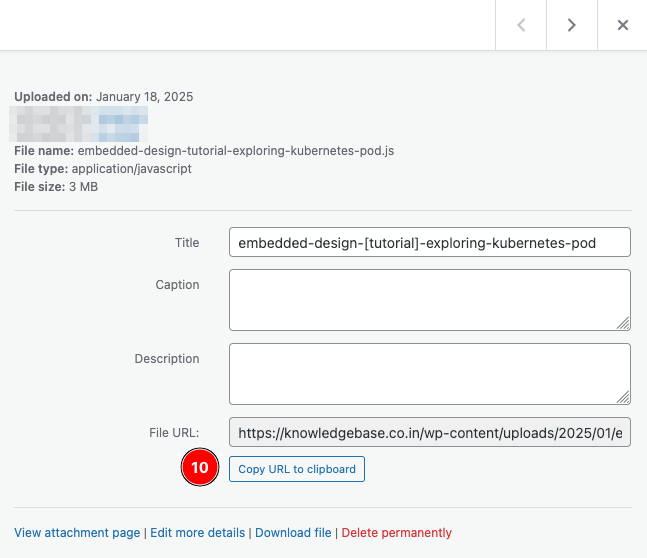 Copy URL