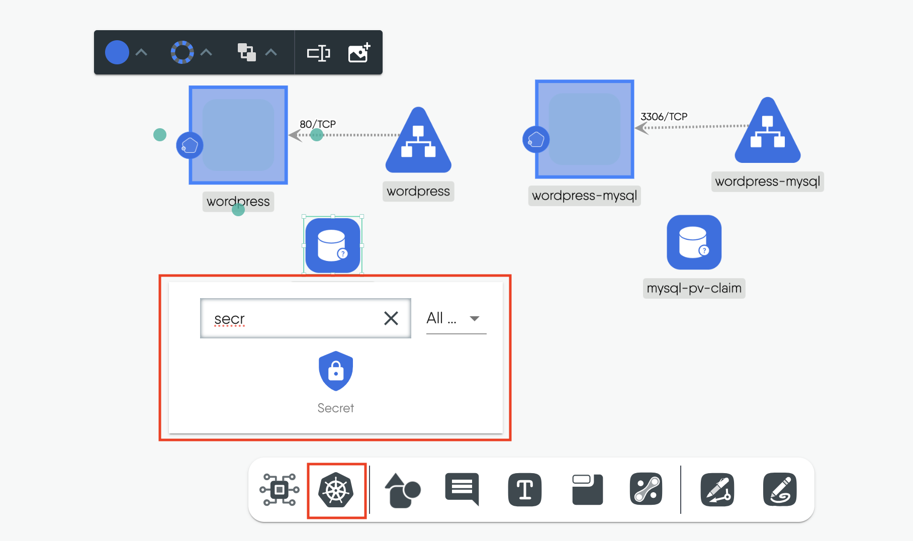 Create secret component